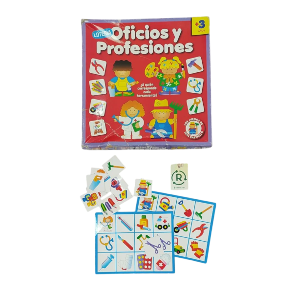 Juego De Mesa Loteria De Oficios Y Profesiones Ruibal
