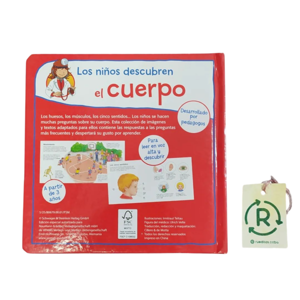Libro Los niños descubren el cuerpo Editorial NGV + 3 años - Image 3