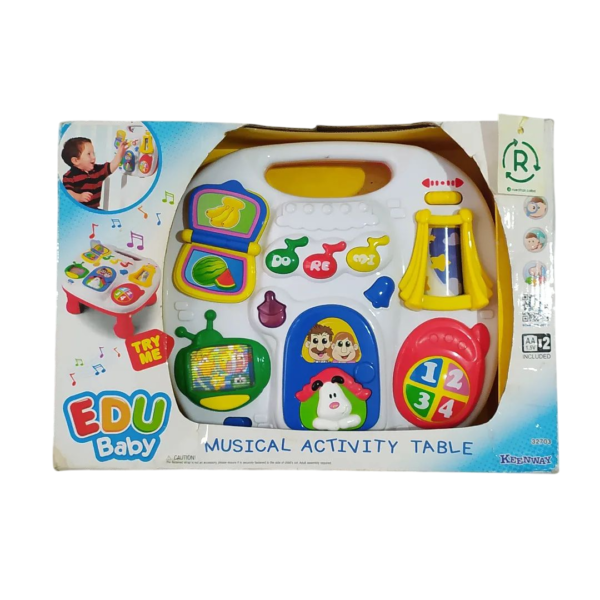 Mesa Musical Didactica Con Luces Y Sonidos Edubaby