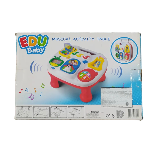 Mesa Musical Didactica Con Luces Y Sonidos Edubaby - Image 4