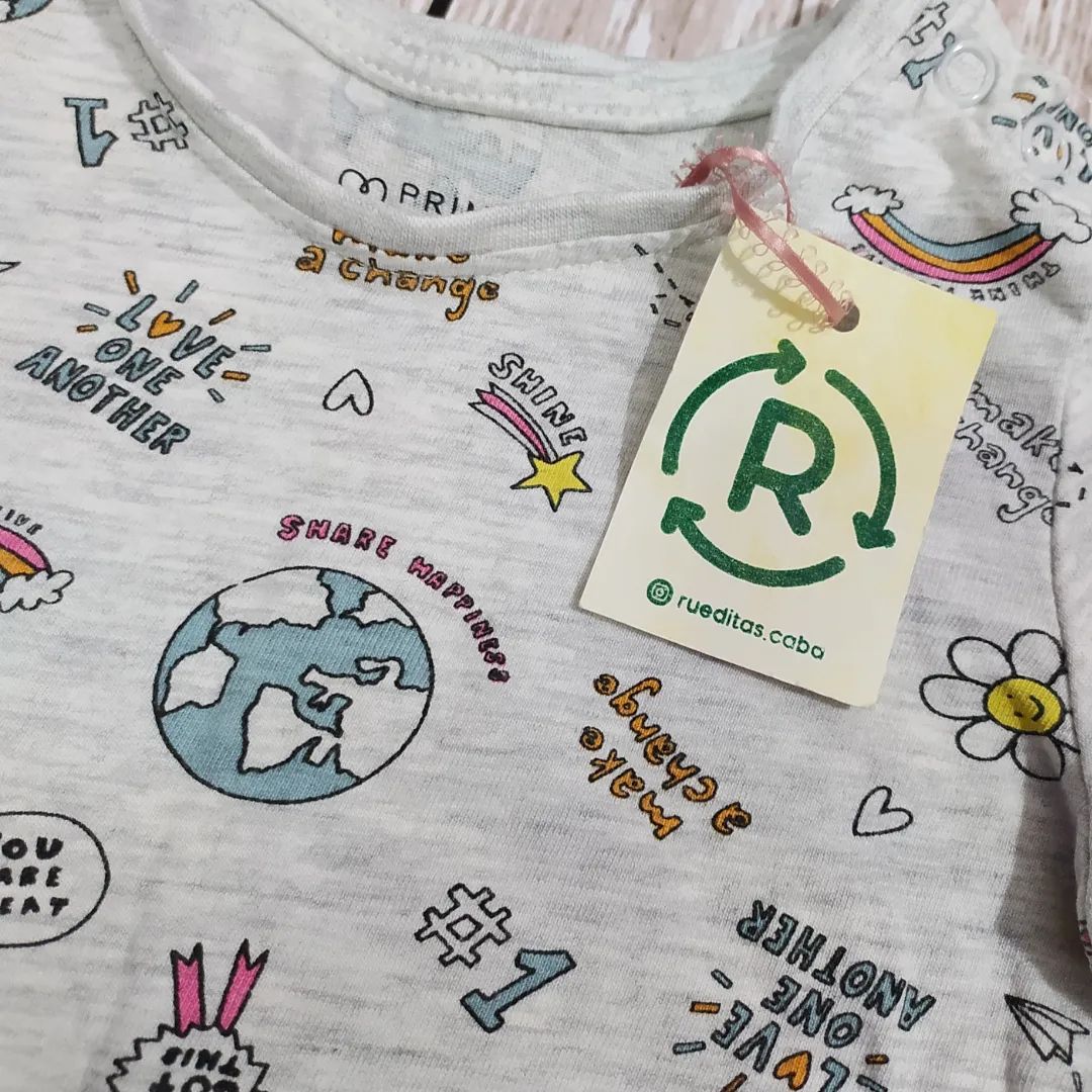 Remera ML Primark - 6-9 meses - Image 3