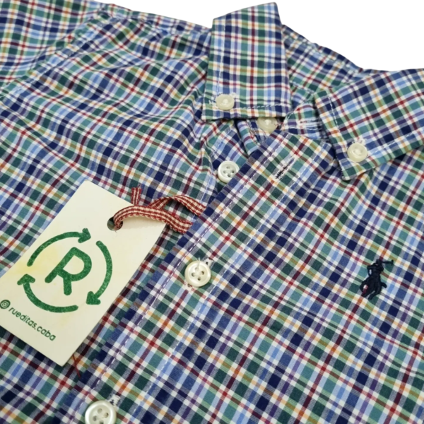 Camisa ML Polo Ralph Lauren - 9 meses - Image 3
