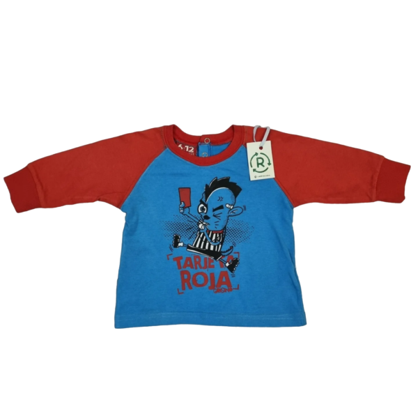 Remera ML Grisino - 6-12 meses