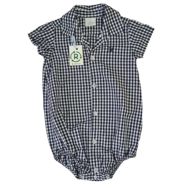 Body Camisa MC Broer - 6-12 meses