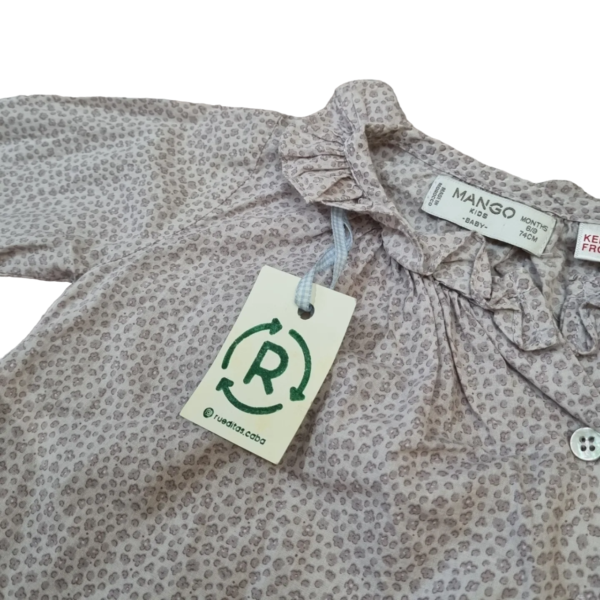 Camisa ML Mango - 6-9 meses - Image 3