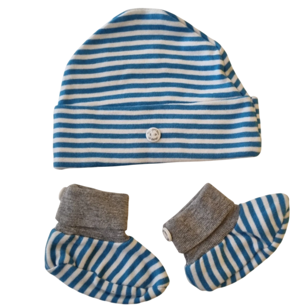 Gorro + Escarpines Grisino - RN