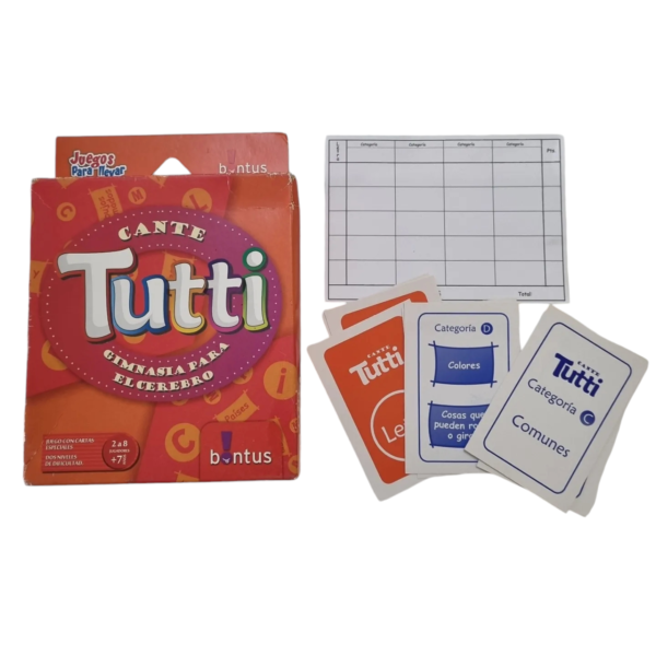 Juego Cante Tutti Bontus - + 7 años